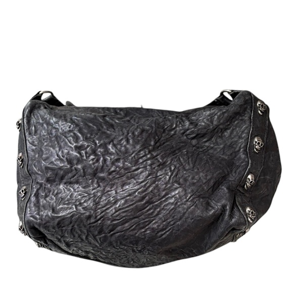 Thomas Wylde VINTAGE RARE Black SKULL Lambskin Oxford Circus Bag - Picture 11 of 16